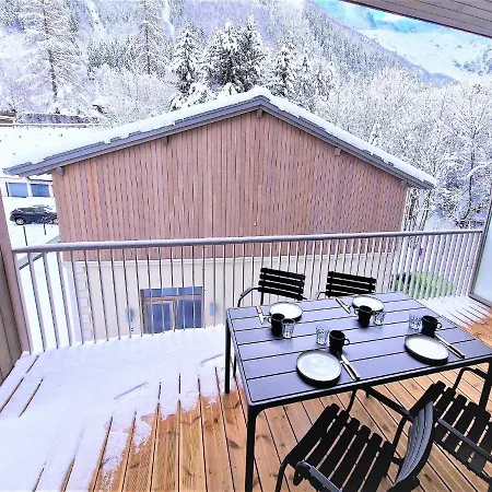 아파트 White Pearl Vue Mont Blanc 샤모니